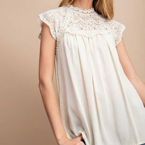 - Last 3! White Lace Blouse